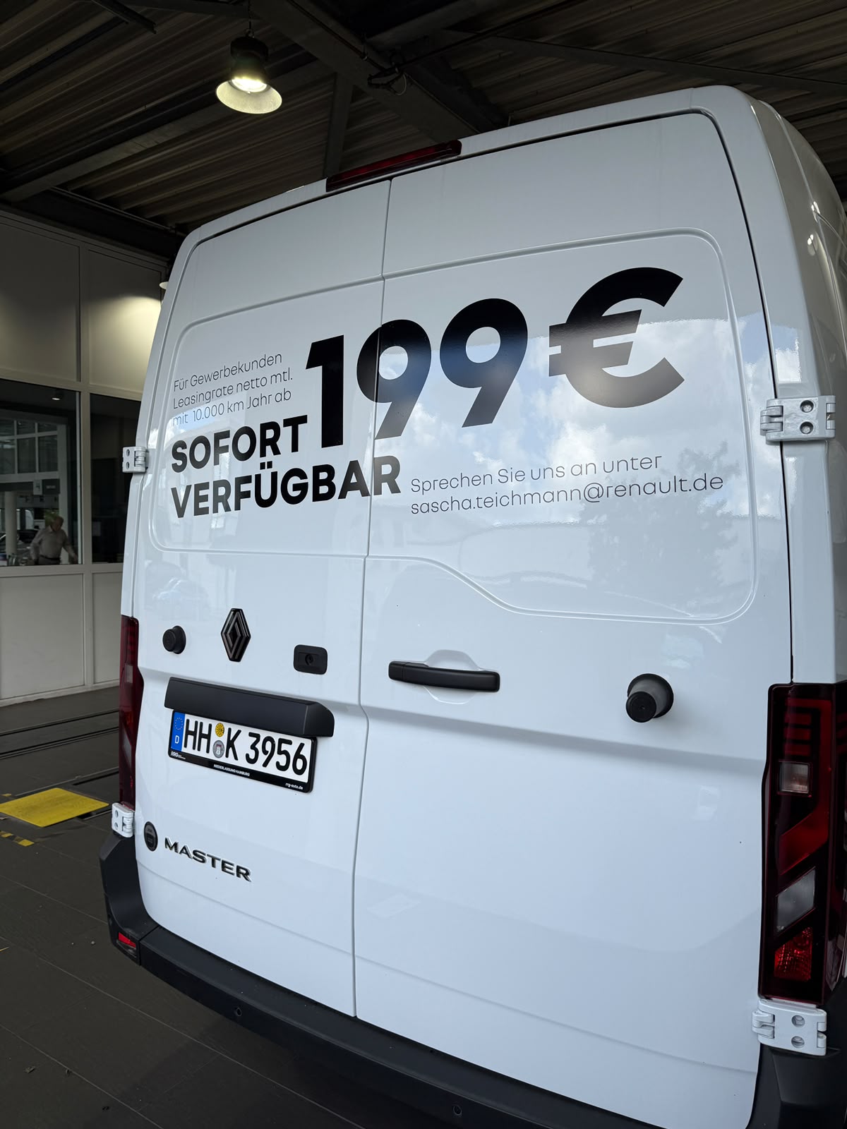 Nachher – Fahrzeugbeschriftung